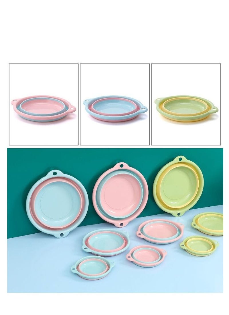 Generic - Collapsible dish pan Multi Usage 3 Pcs( variable dish color ) - Image 1