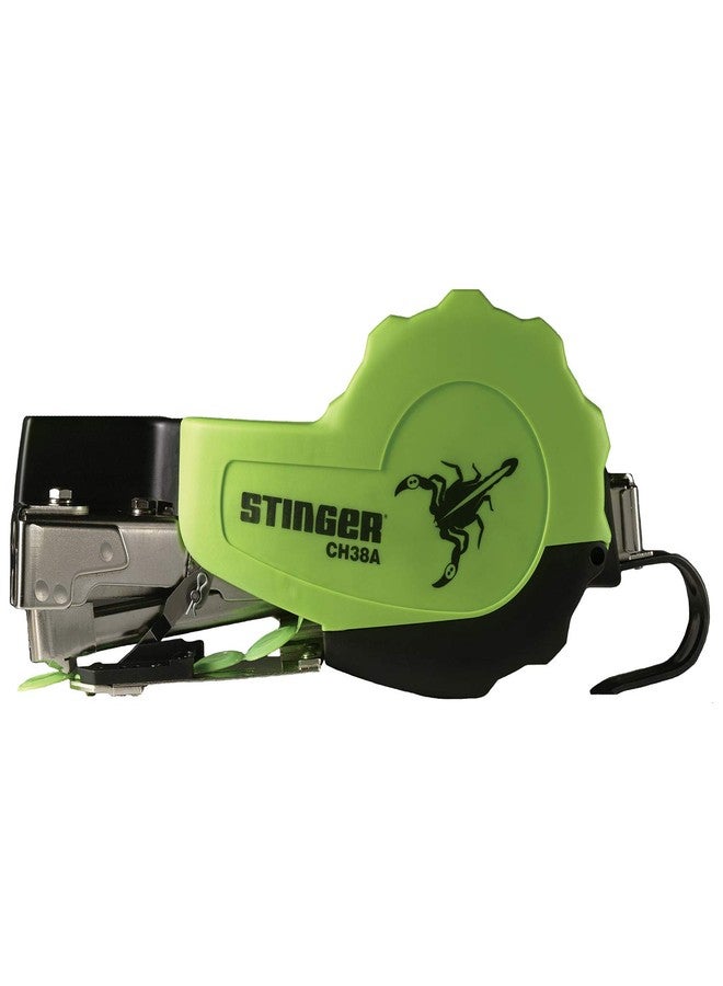 STINGER CH38A Autofeed Cap Staple Hammer Tacker, 1" Caps, 3/8" Staples for Roofing Underlayment, Housewrap, and Insulation (STINGER 0136401) - Image 1