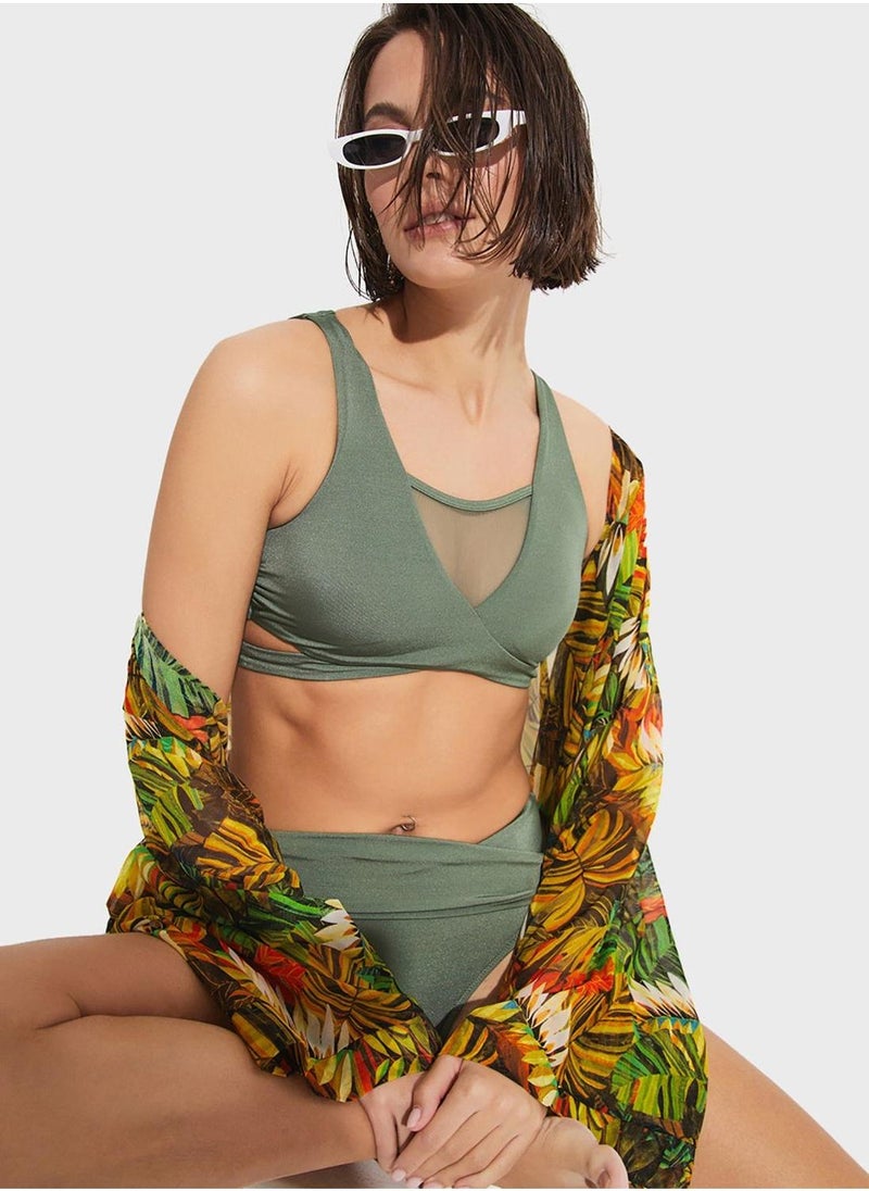 جون كيمونو شبكي مطبوع - Image 4