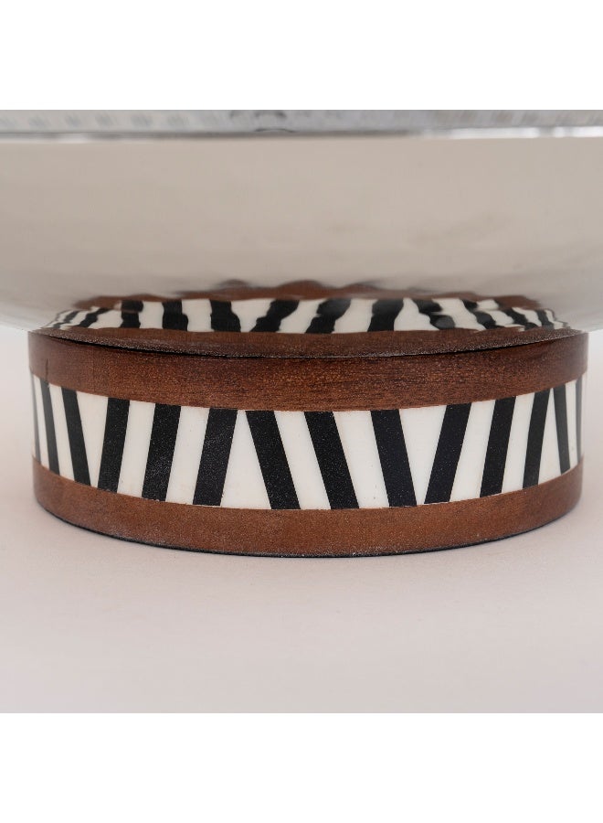 لا ميسا طبق تقديم بقاعدة ستانلس ستيل - Image 3