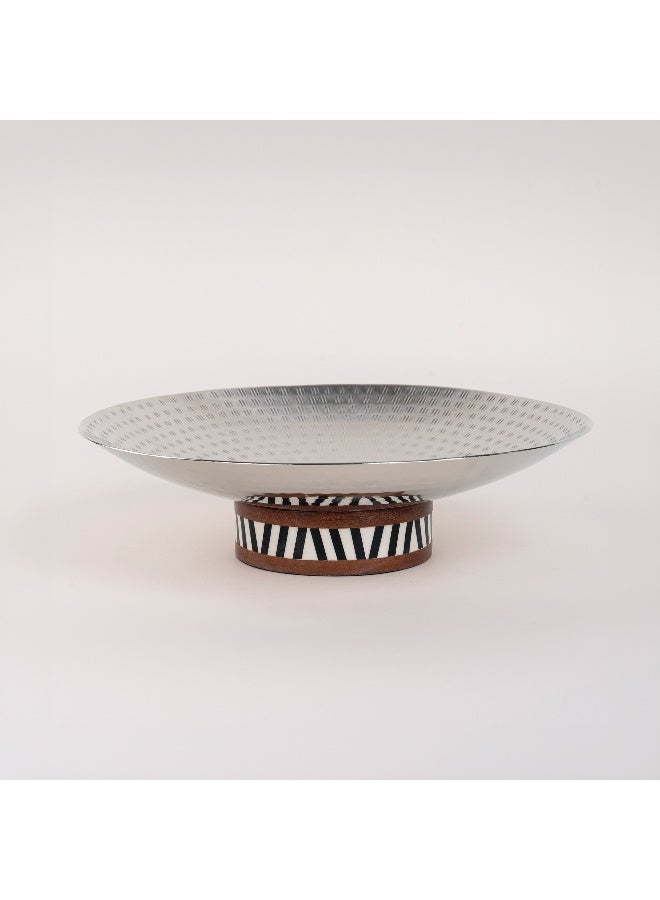 لا ميسا طبق تقديم بقاعدة ستانلس ستيل - Image 4