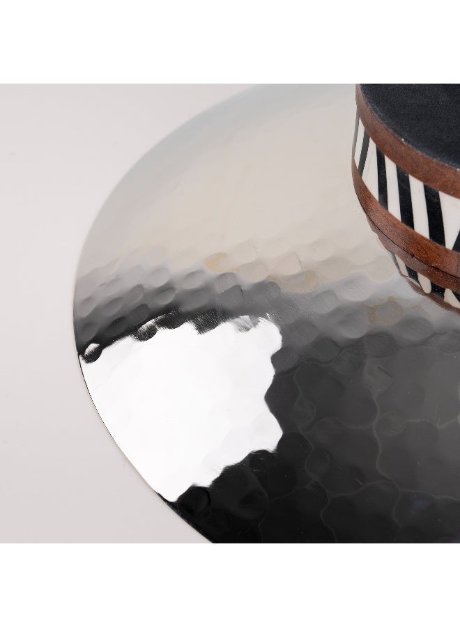 لا ميسا طبق تقديم بقاعدة ستانلس ستيل - Image 2