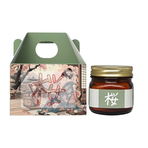 Sakura Aromaworks Japanese Scented Candle | Ukiyo Rhapsody | Lemongrass | Fresh & Uplifting | for Daytime, Lounging, and Casual Moments - Image 1