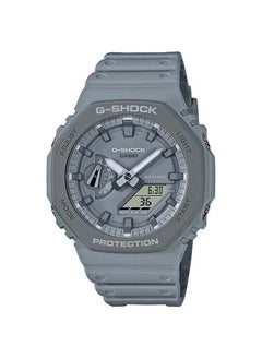 Casio Men's Gray Watch Analog Plus Digital Resin Strap