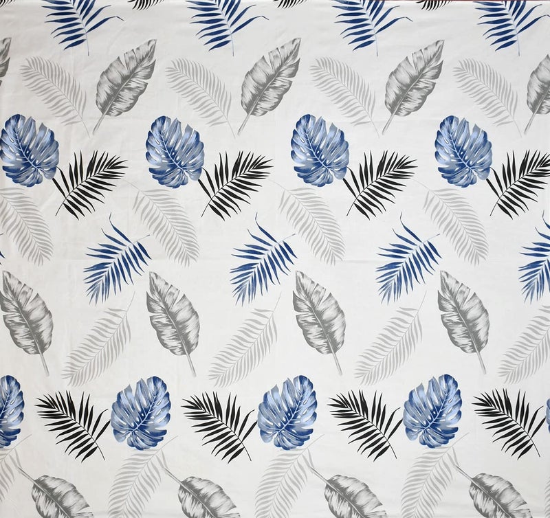 Nirwana Decor Microfiber Fitzy 280 TC Fitted bedsheet Single Size, Elastic bedsheet,36x78 inches + 10 inches Drop, with 1 Pillow Cover (Blue Flowers, 36" x 78") - Image 3