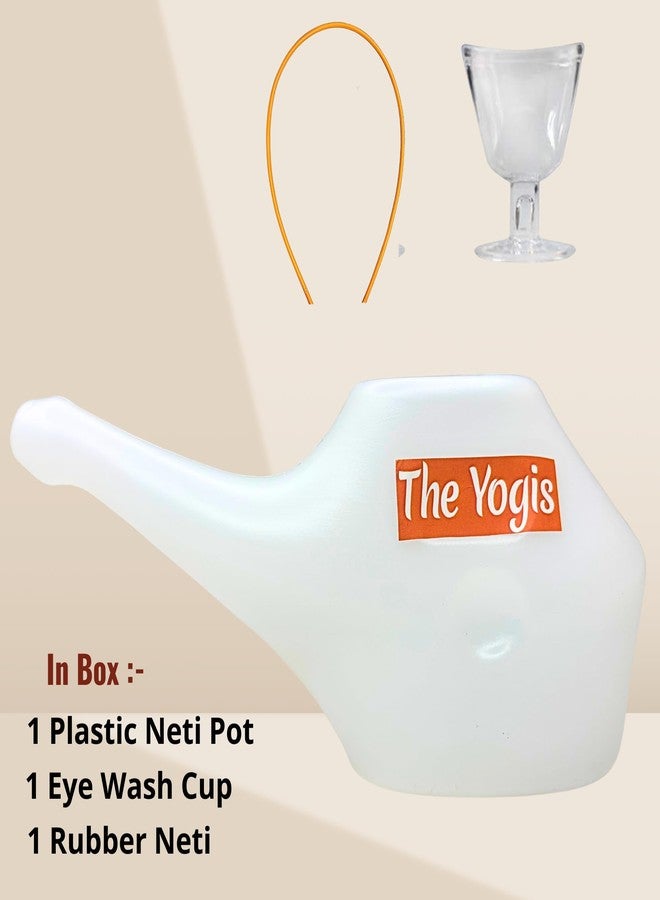 The Yogis Jal neti pot neti lota for nasal cleansing sinus and passages for Health, neti kriya kit - Image 5