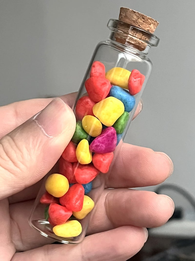 MaxMau 20ml Small Glass Bottles,Tiny Glass Vials,Jars with Cork Stoppers,Message Bottles,Wishing Bottle for Wedding Favors, Baby Shower Favors, DIY Art Craft Storage,24pcs - Image 4