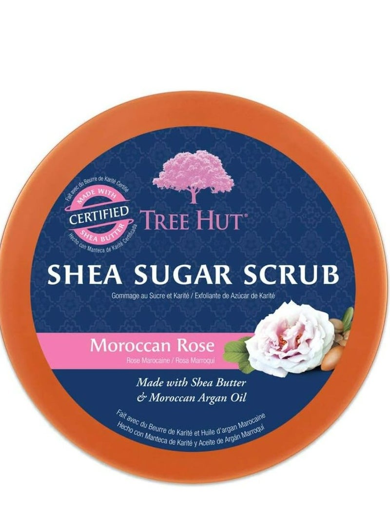 Tree Hut Shea Sugar Scrub Moroccan Rose 510 g - Image 4