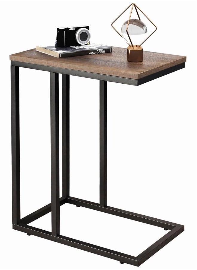 dida-cosmos - Side Table, C Shaped End Table for Couch, Sofa and Bed, Large Desktop C Table for Living Room, Bedroom, Bedside - Image 1