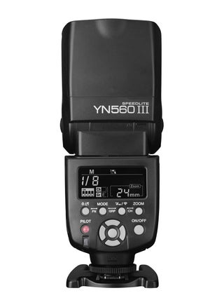 فلاش يونغنو سبيد لايت YN560IIIفلاش Yongnuo YN560 III اللاسلكي سبيدلايت، GN58 مع مستقبل 2.4G، نظام استقبال مدمج، شاشة LCD سلبية، متوافق مع كانون ونيكون وبنتاكس، ومتوافق مع RF603 II و YN560-TX II و T7 و 77D و 5DIV و D5600. - pzsku/ZBD8B1D7C8A079F22DE65Z/45/_/1738933925/dd08bba9-e62e-4ca4-9206-e503b2c4a070
