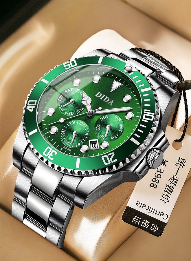 DIDA Men's Alloy Waterproof Fashion Wrist Watch 8080 -40mm - Image 2