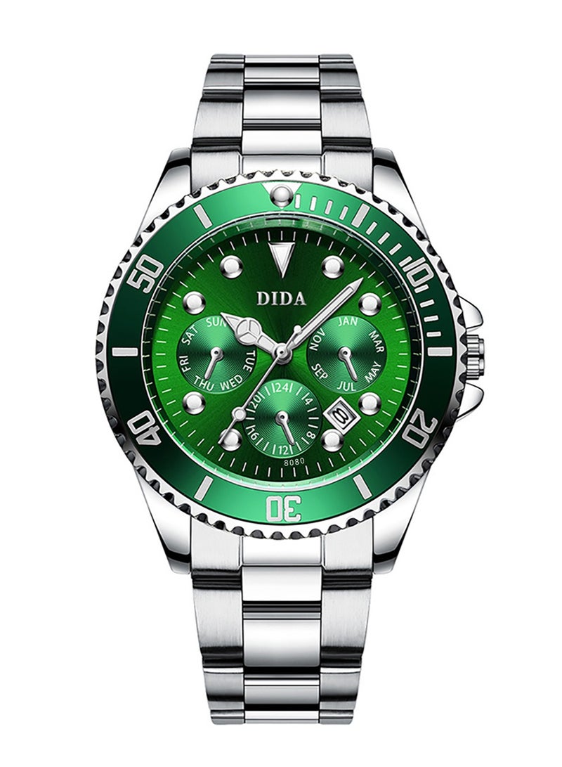 DIDA Men's Alloy Waterproof Fashion Wrist Watch 8080 -40mm - Image 1
