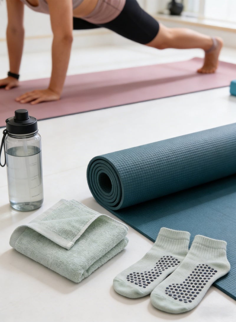 شاربدو طقم مناشف قطنية نقية ناعمة وسميكة للوجه، مقاس 30 × 60 سم، مريحة وماصة، مكون من 6 قطع - Image 4