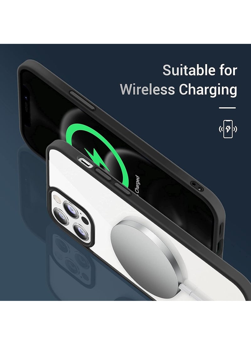 ten.tech Transparent protective cover for mobile phone iPhone 11 Pro Max, anti-shocks and scratches made of polycarbonate and flexible silicone, anti-yellowing by TenTech – Black  - Image 4