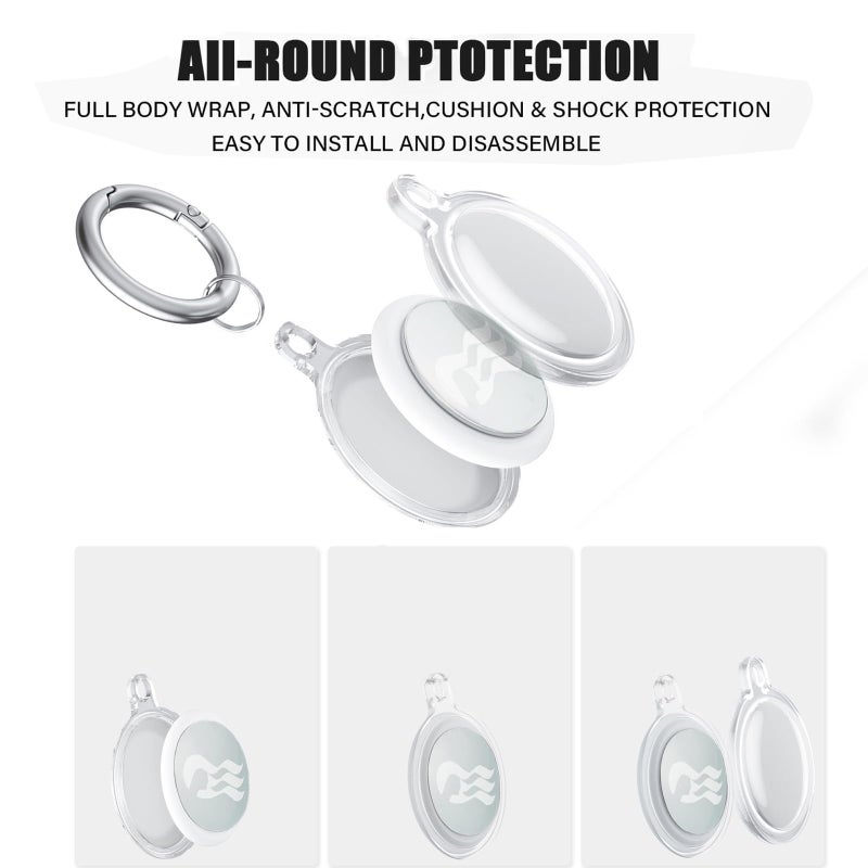 Orisell Princess Cruise Medallion Holder Waterproof with Keychain,Dust and Scratch Proof for Bags, Keys, Trousers,And More (2 pack (clear+pink)) - Image 5