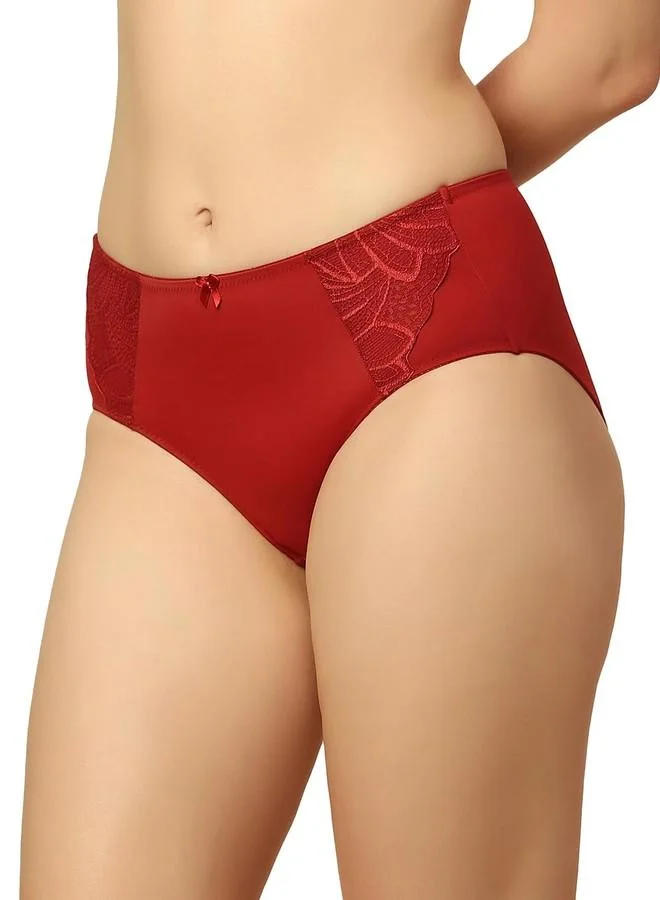 ترايامف Triumph Women's Polyamide Classic Floral Briefs (Pack of 1) (756I575_Red