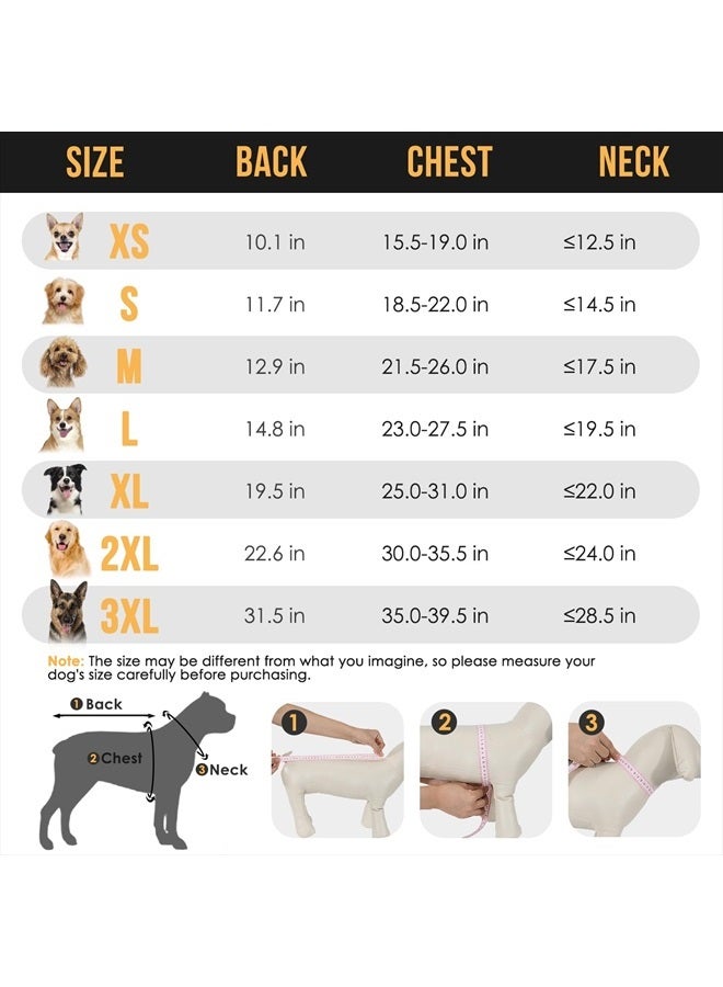 lukovee Dog Raincoat, Adjustable Dog Rain Jacket with Clear Hooded Double Layer for Large Medium Small Dogs Puppies, Waterproof Dog Rain Coat Poncho with Reflective Storage Pocket & Rim (Yellow, XXL) - Image 2