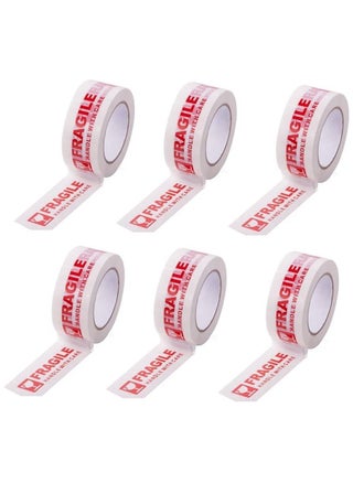 Fragile Tape Roll 5cm Width x 66 meters Length Strong Adhesive Red Fragile Handle with Care Warning Packing Tape for Shipping and Moving (6 Rolls) - pzsku/ZBD8B7AE7CB385A9F54BCZ/45/_/1649492407/fa934cfb-7531-4e46-b07d-df5f331ab0ac