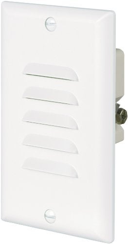 Eaton 7739W 15-Amp 120-Volt LED Steplight with Vertical and Horizontal Louvered Wall plates, White - Image 4