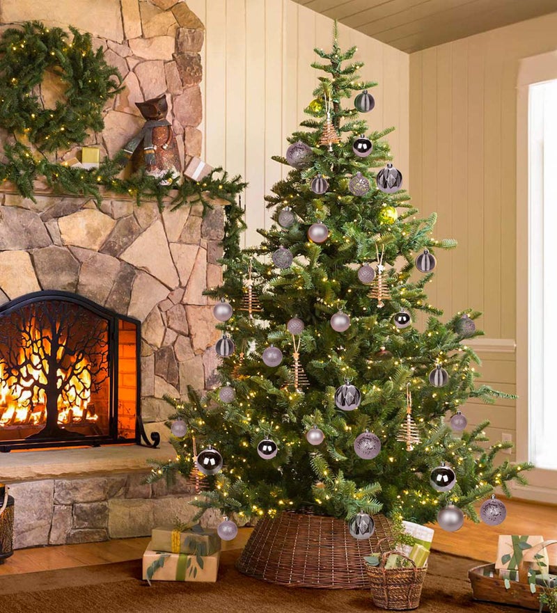 Briful 30PCS 2"" Christmas Ball Ornaments Shatterproof Pink Christmas Tree Decorations Xmas Tree Balls Halloween Ornaments D?cor - Image 5