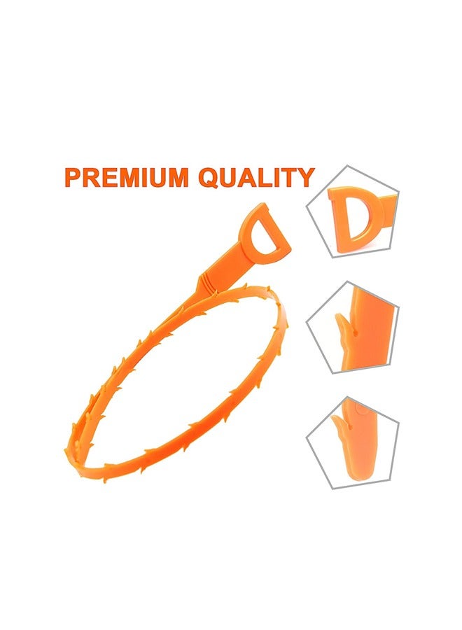 Drain Snake Cleaning Kit. Snake Hair Drain Clog Removal Kit,3 Packs Of 19.88 Inches  - Image 3