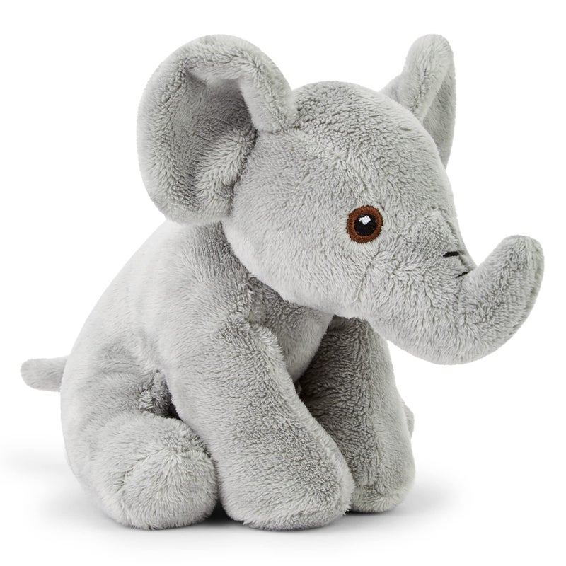 Zappi Co 100% Recycled Elephant Plush Toy (13-15cm) Soft and Cuddly Animal Collection for Newborn First Child - Image 1