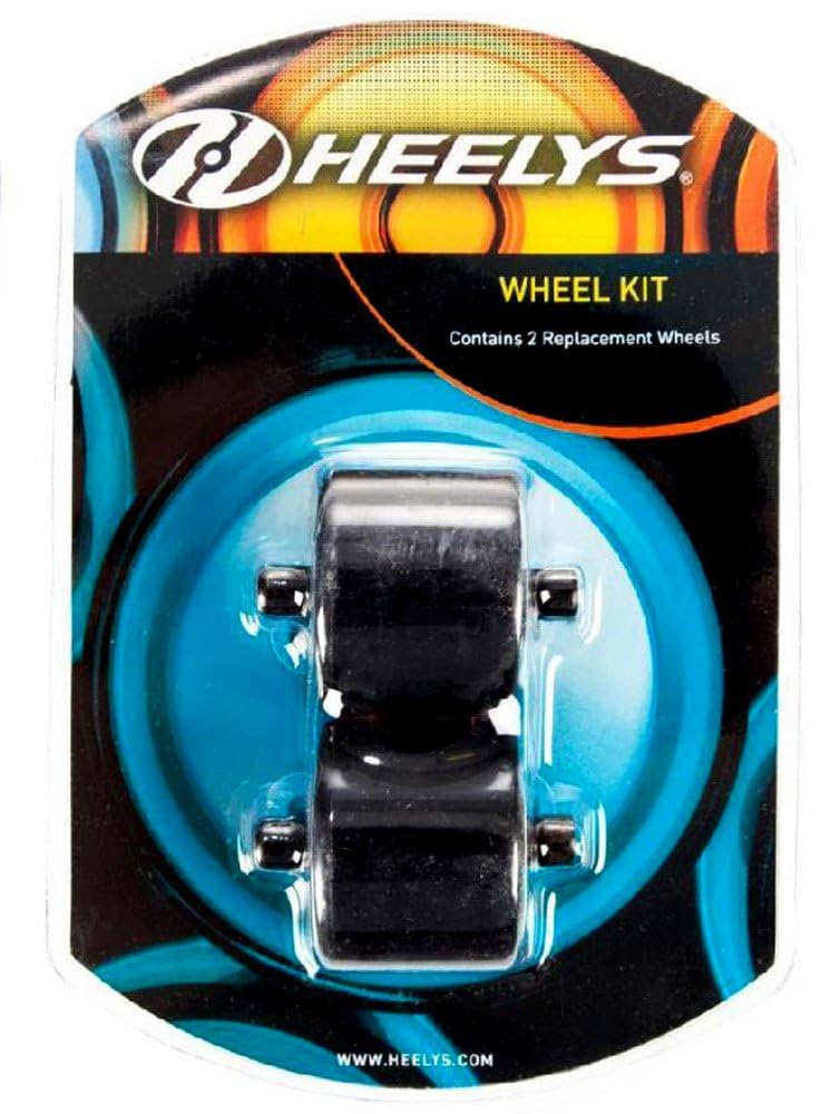 Heelys FATS Replacement Wheels Set With ABEC 5 Bearings Black L
