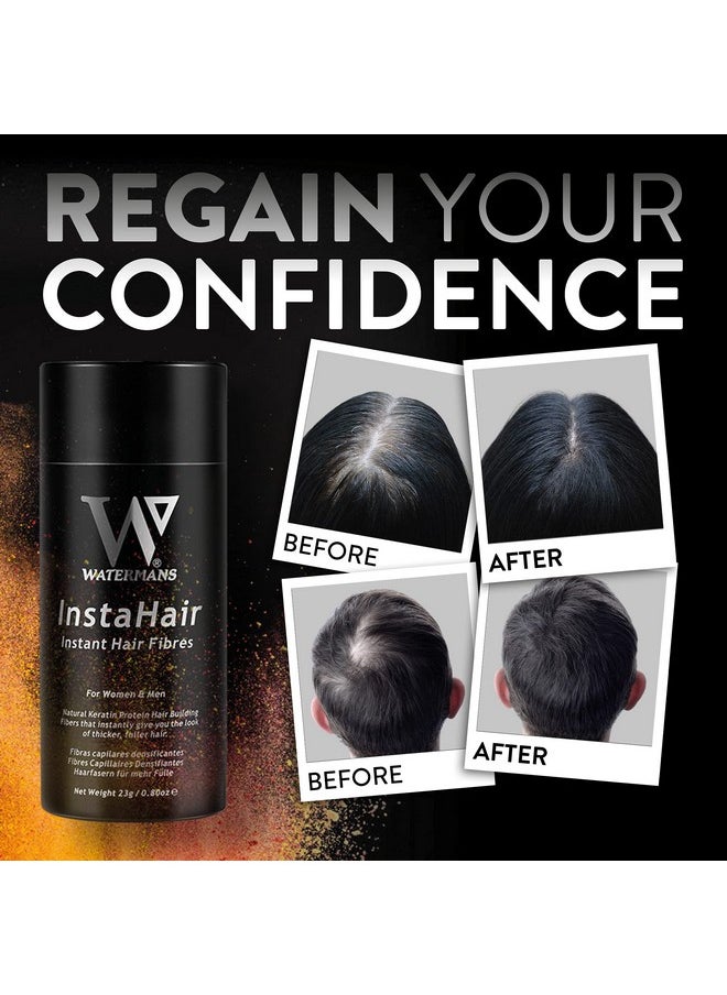 Watermans - Instahair Best Hair Building Fibres Dark Brown 23G Hair Fibres For Men And Women Hair Loss Concealer - Image 1