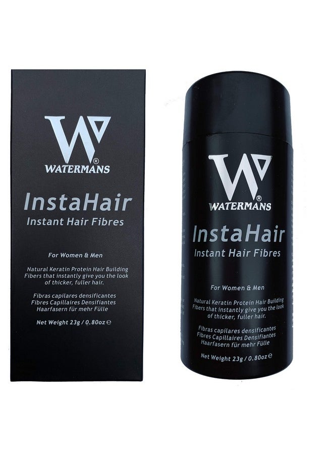 Watermans - Instahair Best Hair Building Fibres Dark Brown 23G Hair Fibres For Men And Women Hair Loss Concealer - Image 1