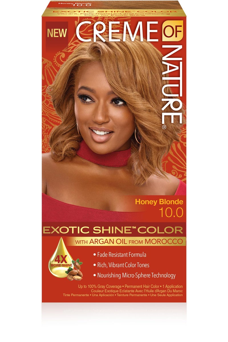 Creme of Nature Exotic Shine Hair Color With Argan Oil from Morocco 100 Honey Blonde 1 Application