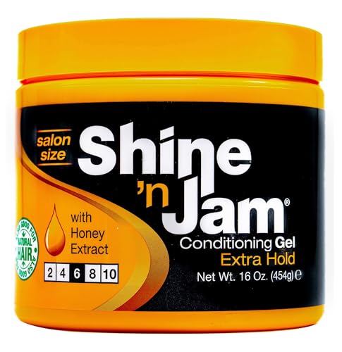 Shine 'n Jam Conditioning Gel Extra Hold for Braids, Twists, and Frizz Control - Image 1