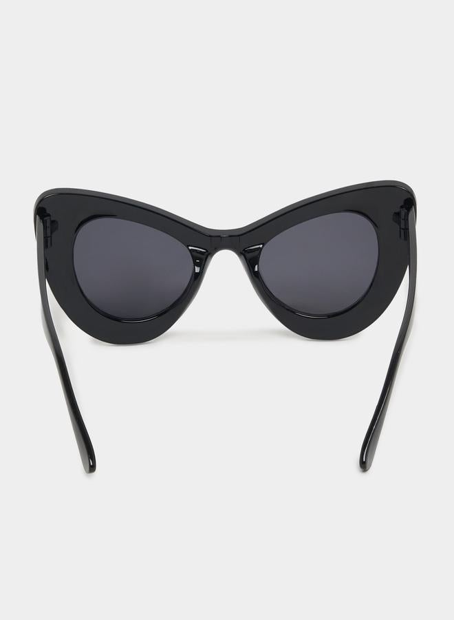 Styli نظارات شمسية كبيرة بإطار كامل على شكل عين القطة  - Image 4