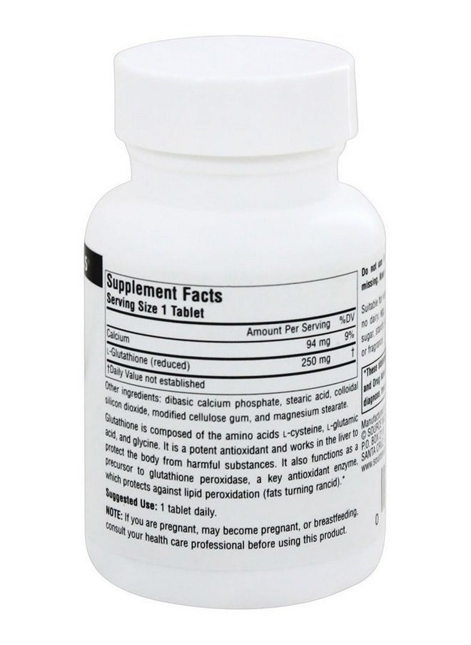 Glutathione Reduced 250Mg Source Naturals Inc. 60 Tabs - pzsku/ZBD8BCA1C5D60102821D6Z/45/_/1696916686/58398653-38eb-4395-bcc0-696dcb853511