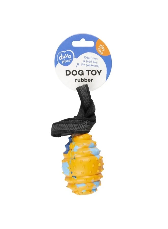 Duvo + Duvo+ Rubber Rugby Smash Multicolour Dog Toy S - 39x5.4x5.4cm - Image 2