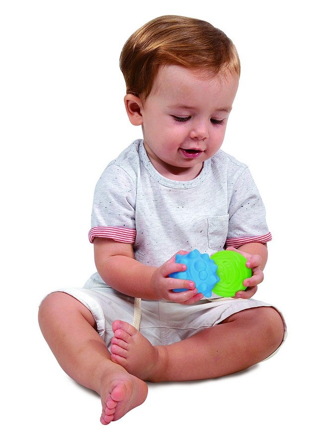 PLAYGO كرات حسية للأطفال مجموعة متنوعة رائعة من القوام والألوان ألعاب استحمام للأطفال 6 كرات حسية ملونة ناعمة وقابلة للضغط للأطفال والرضع لعبة مائية خالية من BPA - Image 3