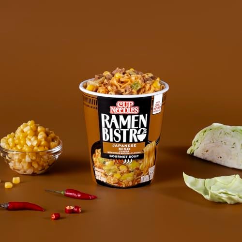 Nissin Cup Noodle Ramen Bistro, Japanese Miso, 3.1 Ounce (Pack of 6) - Image 2