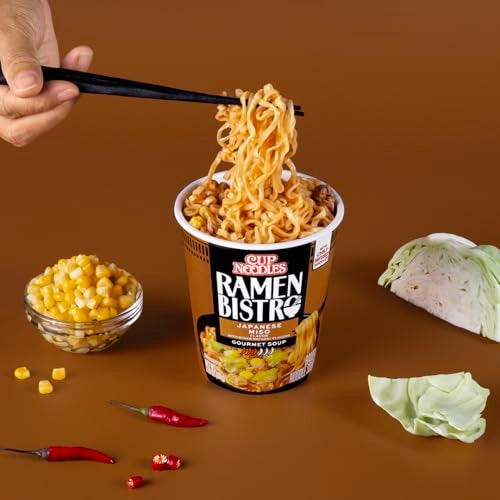 Nissin Cup Noodle Ramen Bistro, Japanese Miso, 3.1 Ounce (Pack of 6) - Image 3