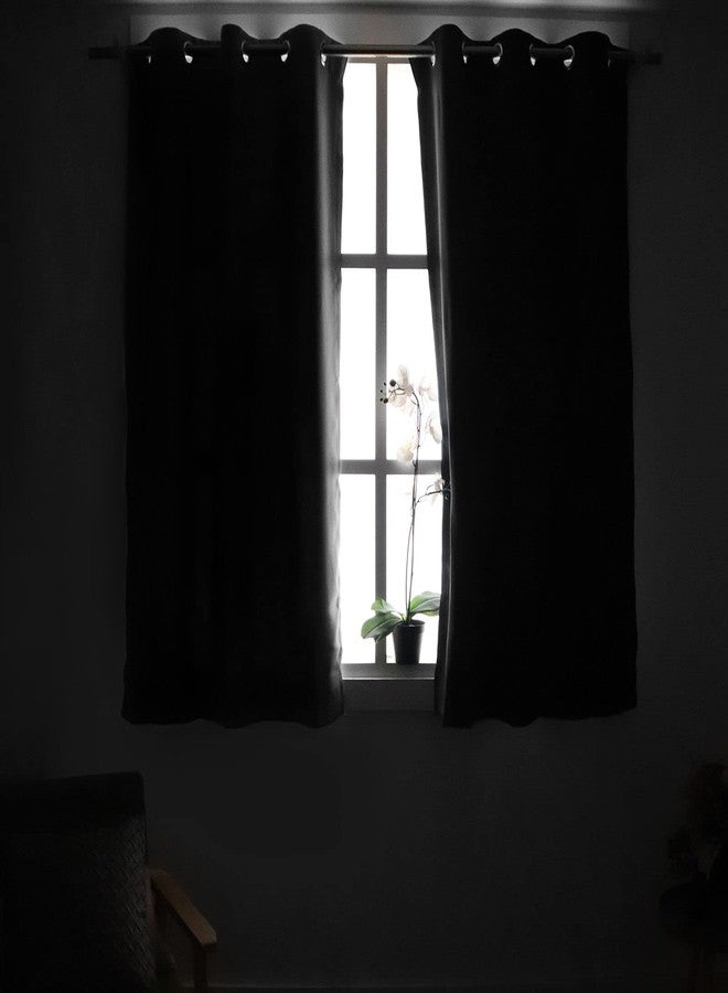YoungsTex Emerald Green Blackout Curtains for Bedroom 72 Inch Length - Thermal Insulated Window Drapes with Grommet Room Darkening Privacy Christmas Decor for Living Room, 2 Panels, 42 x 72 Inch - Image 2