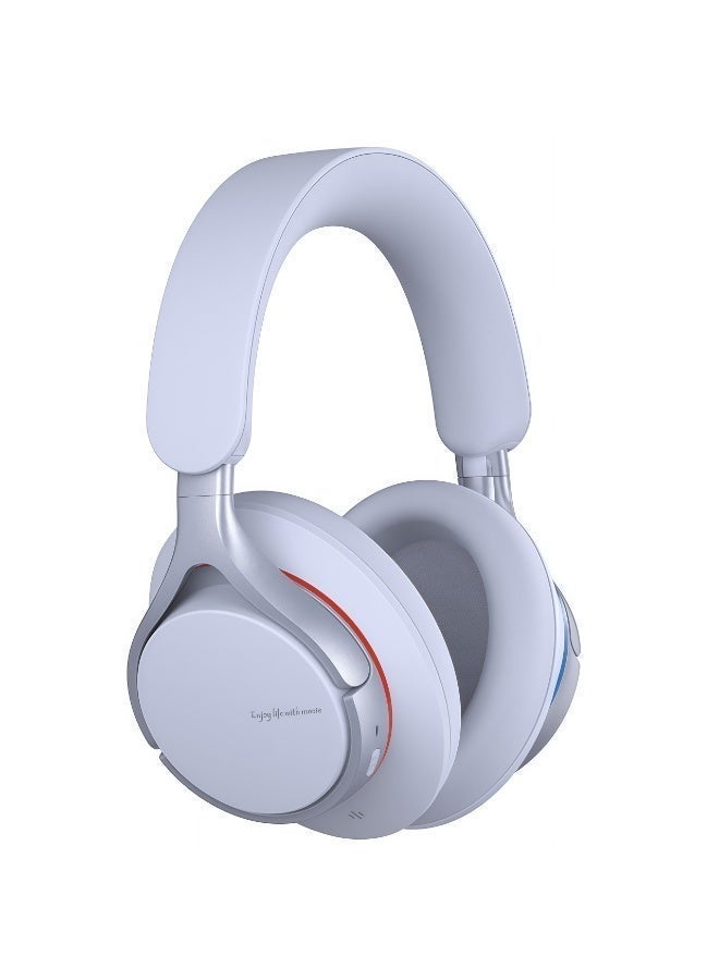 Wireless Bluetooth Headset Noise Cancellation Function - Fast Charging Function, Up to 50 Hours Of Playback, Adaptive Hybrid Active Noise Cancellation, Bluetooth 5.4 Headphones, Suitable for Travel, School, Lavender Purple