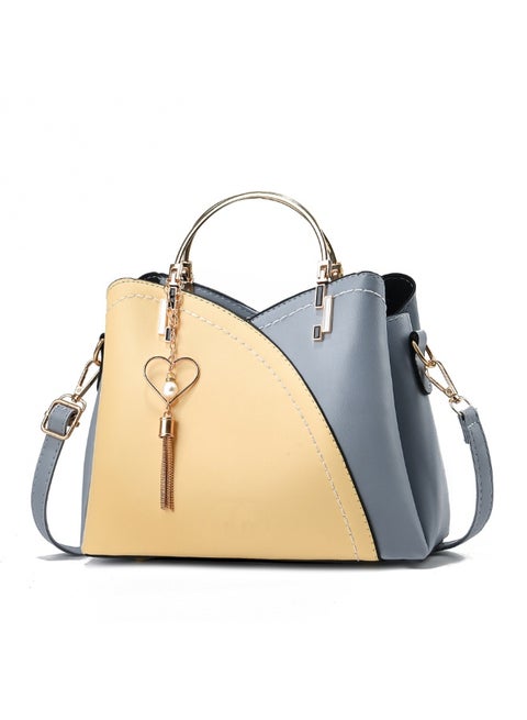 النساء متعددة الاستخدامات التباين اللون crossbody حقيبة، السيدات كبيرة القدرة كيس الكتف حقيبة اليد، حقائب Tote الرائعة، قابل للتعديل والقابلة للفصل حقيبة المقابط، الموضة يوميا التنقل حقيبة سلينغ لطلاب الكلية الفتيات