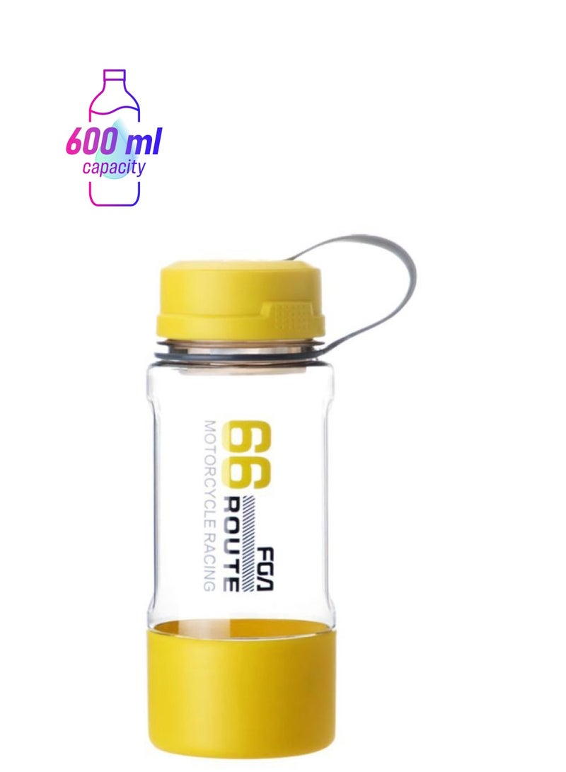 NIBEMINENT Space Plastic Water Cup Yellow/Clear 20.3cm - Image 1