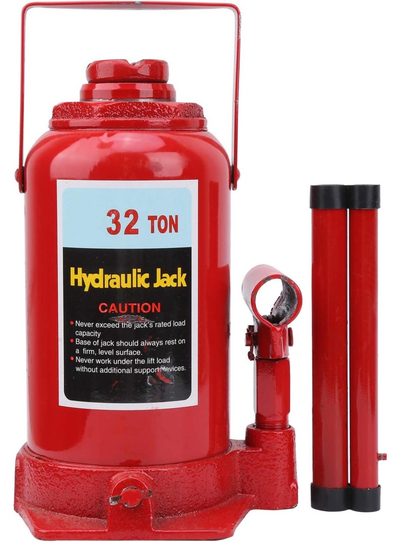 رافعة هيدروليكية زجاجية 32 طن - رافعة رفع سيارات قوية من الصلب المتين، أداة إصلاح محمولة للسيارات، الشاحنات، المركبات الترفيهية والمزيد - Image 1
