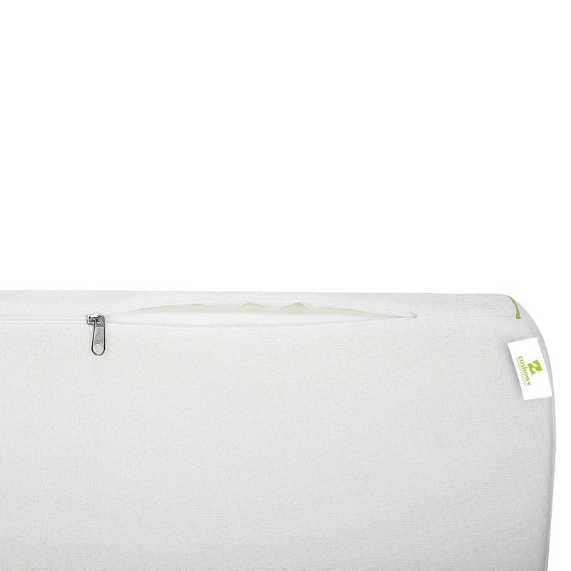 Cushows Memory Foam Contour Cervical Pillow for Relief from Neck, Shoulders and Back Pain for Side Sleepers - (15" x 24" x 4" inches) (White, Pack of 1) - Image 3