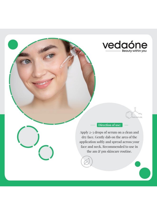 VEDAONE Glorion Radiance Face Serum with Kumkumadi & Niacinamide, Brightens, Hydrates, Reduces Pigmentation, Anti-Aging, 30ml - Image 5