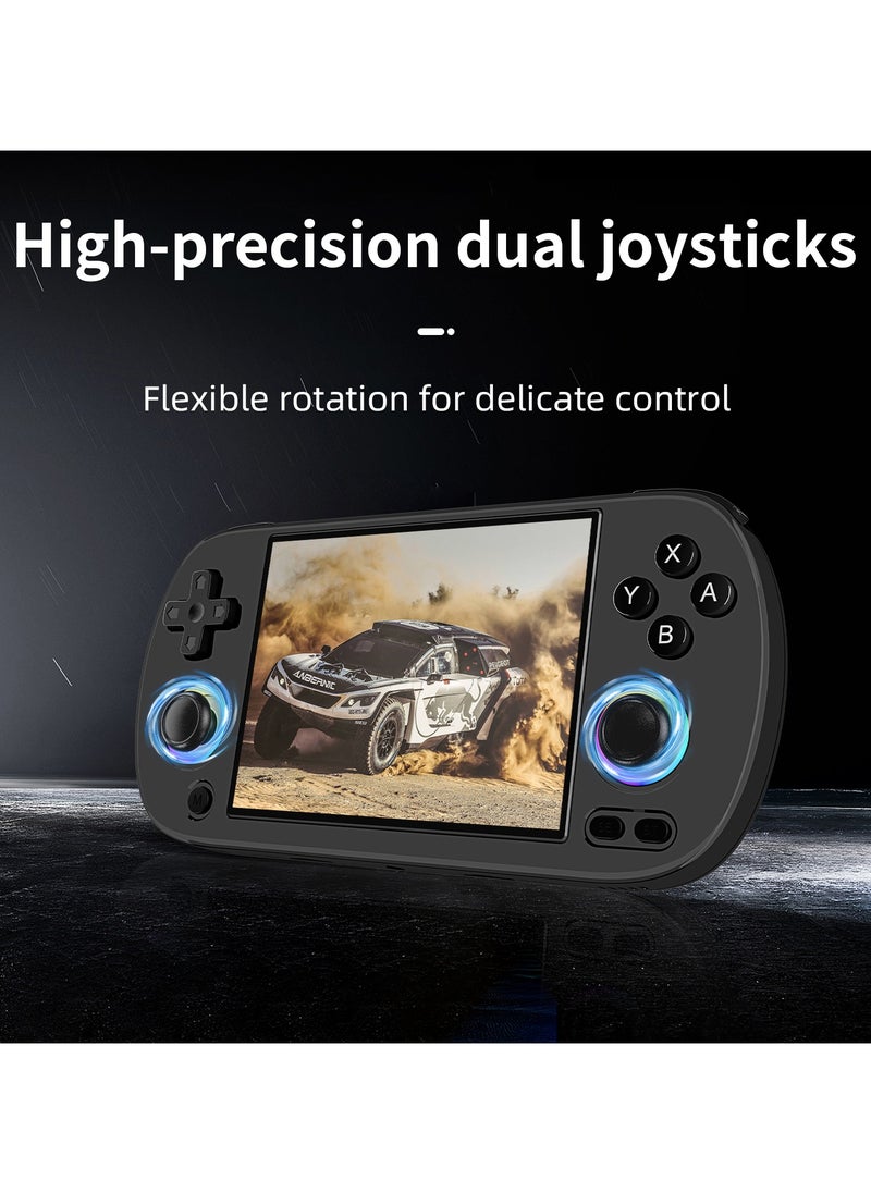 ANBERNIC  - Anbernic RG40XX H Handheld Game Console 4.0 IPS Screen -Linux 64-bit-H700 quad-core ARM Cortex-A53 1.5GHz Frequency- core 3200mAh 5G WiFi Bluetooth HDMI Output 【Black-64G Emulators Over 5000 Games Pre-installed 】 - Image 1