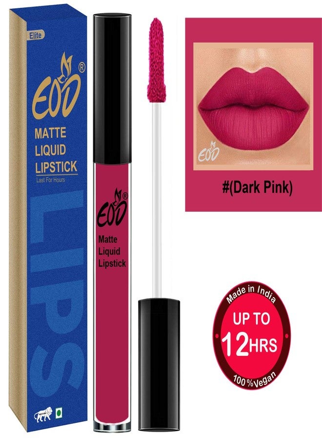 EOD® Ultra Soft Matte Lip Cream Liquid Lipstick Non Transfer(Dark Pink) - Image 2
