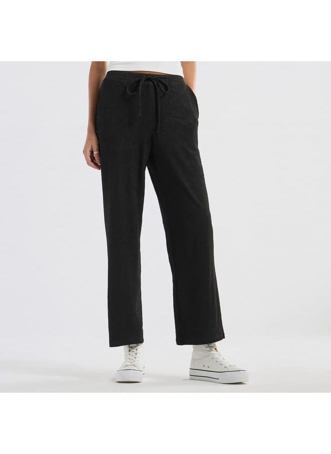 Splash FAV Textured Pants with Drawstring Closure  - Image 1