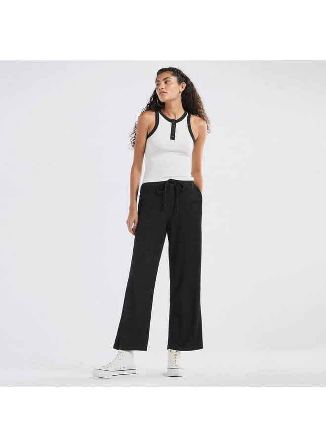 Splash FAV Textured Pants with Drawstring Closure  - Image 2