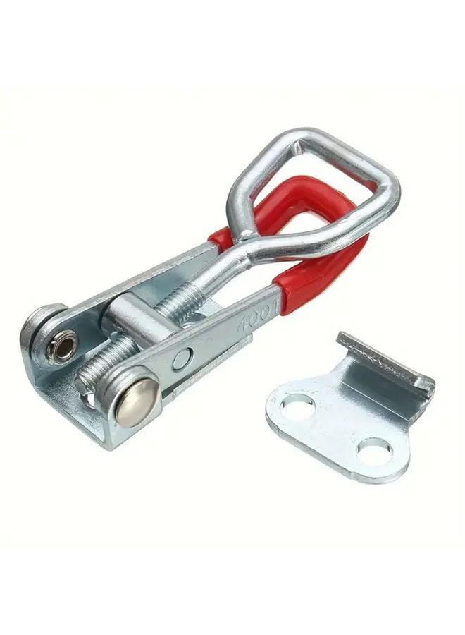 4pcs Quick Release Ratchet Buckle Clips Silvery Adjustable Metal For Compactors Boxes - Image 5
