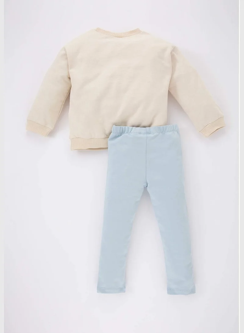 DeFacto 2 Pack BabyGirl Crew Neck Knitted Set